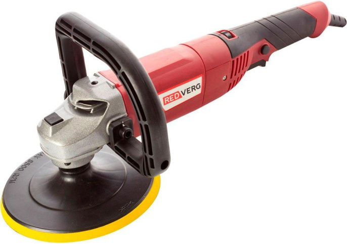Полировальная машина RedVerg RD-PM130 1300Вт 3000об/мин рез.шпин.:M14 d 180мм