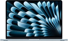 Ноутбук Apple MacBook Air A3240 M4 10 core 16Gb SSD256Gb/8 core GPU 13.6" Liquid Retina 2560x1664 macOS lt.blue WiFi BT Cam Z1H70002S MC6T4 (Z1H70002S(MC6T4))