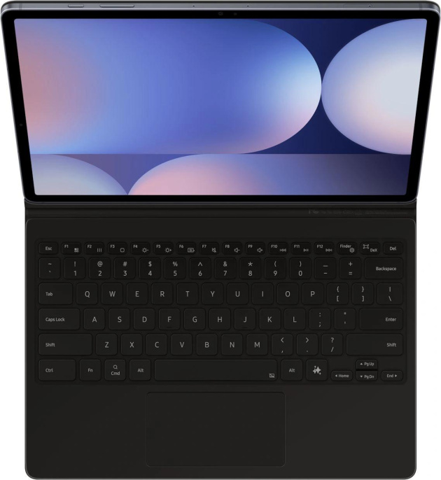 Чехол-клавиатура Samsung Book Cover Keyboard, для  Samsung Galaxy Tab S9+/S9 FE+/S10+, черный [ef-dx825ubrgru]