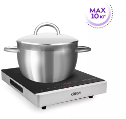 Настольная плита инфракрасная KitFort КТ-146, стеклокерамика, черный