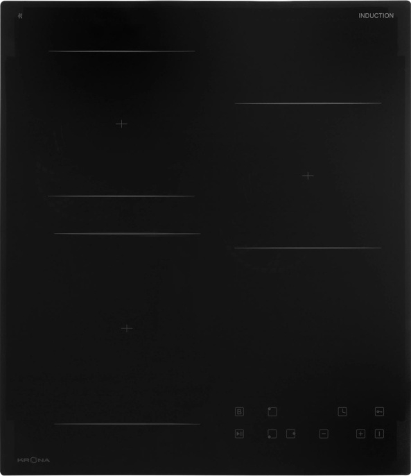 Индукционная варочная поверхность Krona REMO 45 BL, конфорок: 3 шт.,  стеклокерамика,  независимая, черный
