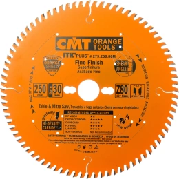 Диск пильный по ламинату (250x30x2,4/1,6 мм; Z80) CMT 273.250.80M