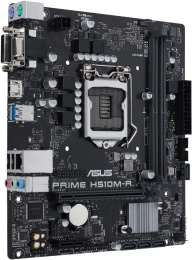 Материнская плата ASUS PRIME H510M-R-SI, Socket LGA 1200, Intel H510, mATX, Ret (White Box)