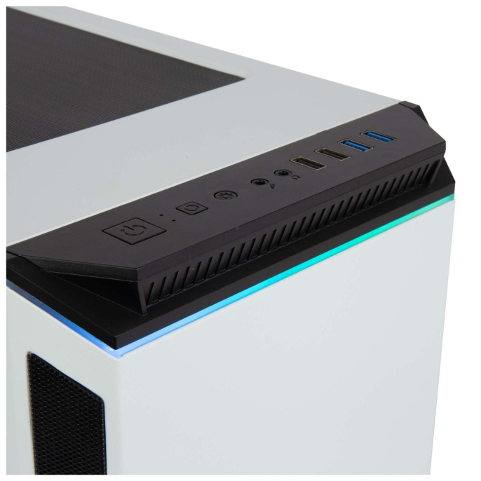 Корпус ATX HIPER PW81, Midi-Tower, без БП,  белый