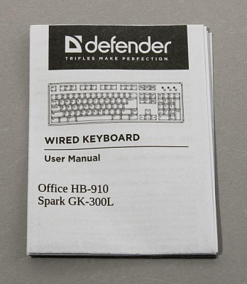 Клавиатура Defender Office HB-910 USB 105КЛ 45910