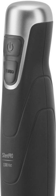 Блендер Polaris Silent PHB 1384,  погружной,  черный/серебристый