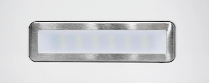 Встраиваемая вытяжка LEX Hide 600, управление кнопочное, белый [chat000126]