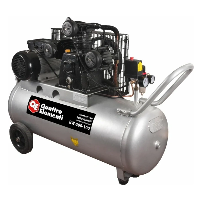 Масляный поршневой компрессор QUATTRO ELEMENTI BW-500-100 771-725