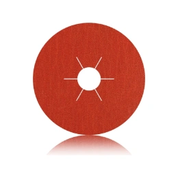 Круг фибровый 125х22 мм, P100, керамика ABRAFORM AF-FBR-CRM-125-P100