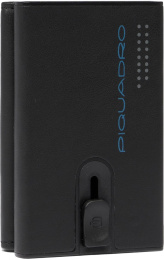 Чехол для кредитных карт Piquadro Urban PP5585UB00R/NGR, кожа натуральная, черный  / серый