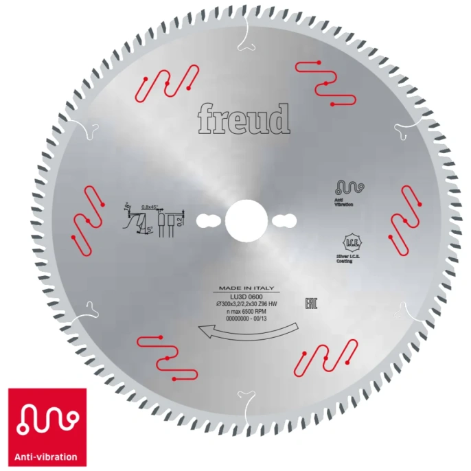 Пильный диск 300x3.2x30 мм, Z96, HM Freud Lu3D 0600