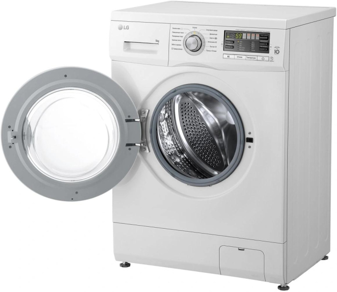 Стиральная машина LG F10B8LD7, с фронтальной загрузкой, 5кг, 1000об/мин, инверторная