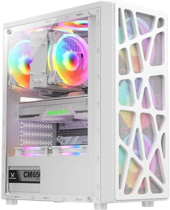 Корпус ATX Formula Mana, Midi-Tower, без БП,  белый [mana w]