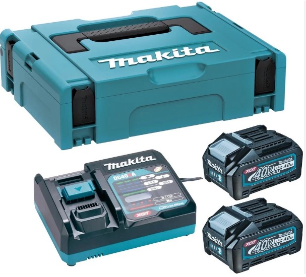 MAKITA Комплект аккумулятор PSK XGT, 2x5.0Ач, DC40RA, Makpac 2 191V40-2