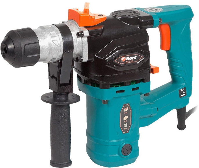 Перфоратор Bort BHD-1200 патрон:SDS-plus уд.:5Дж 1100Вт кейс в комплекте