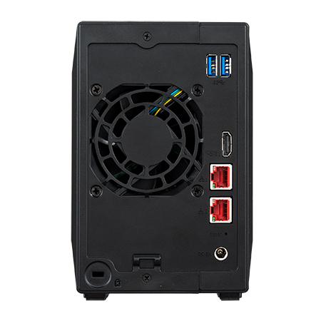 Сетевое хранилище ASUSTOR AS5402T 2-Bay NAS/Media player/Intel Celeron N5105 2.0GHz up to 2.9GHz, 4GB SO-DIMM DDR4, noHDD HDD,SSD ,/2x 2,5Gb LAN /3xUSB3.2,HDMI