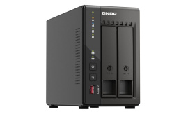 Сетевое хранилище NAS Qnap TS-253E-8G 2-bay настольный Celeron J6412
