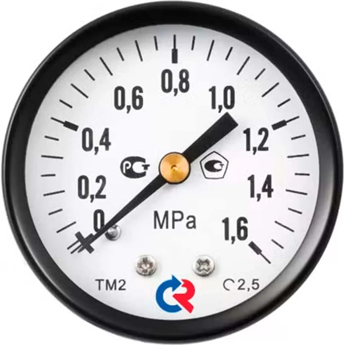 Общетехнический вакуумметр РОСМА ТВ-110Т.00 (-0.1-0МПа) ДК40 G1/8, класс точности 2.5 D070-01425