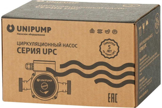 Насос центробежный Unipump UPС 25-60 130 100Вт 3780л/час 16546