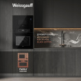 Встраиваемая микроволновая печь WEISSGAUFF HMT-206 Compact, 20л, 700Вт, черный [432897]