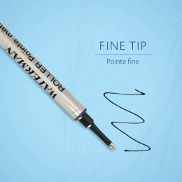 Стержень роллер Waterman тонкий (F) 0.5мм цвет чернил: черный, блистер [1964019]