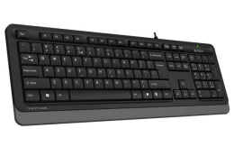 Клавиатура A4TECH Fstyler FK10, проводная, USB, мембранная, черный/серый [fk10 grey]