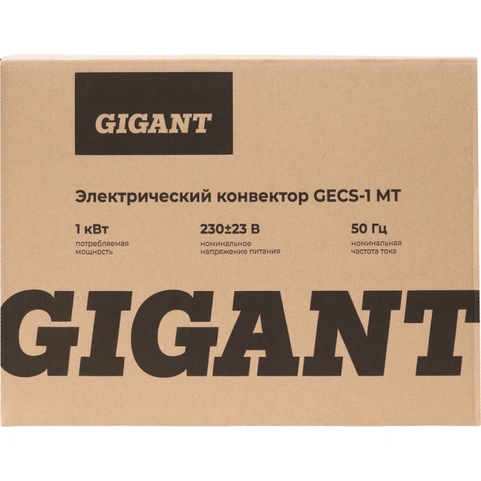 Электрический конвектор 1 кВт Gigant GECS-1 MT