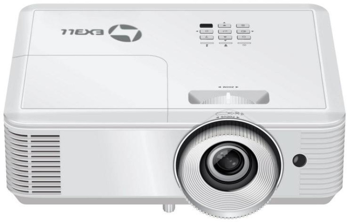 Проектор Exell EXD201W DLP 3800Lm LS 1280x800 30000:1 ресурс лампы:15000часов 1xUSB typeA 1xHDMI 2.6кг