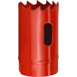 Коронка биметаллическая по металлу 26 мм vertextools 2525-26