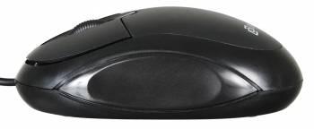 Мышь проводная Oklick 105S, оптическая, USB, 800dpi, черный [400941]