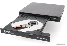 Внешний привод USB 3.0 Gembird DVD-USB-03 пластик, черный