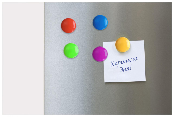 Магнит Buro для досок пластик ассорти d30мм (упак.:5шт)