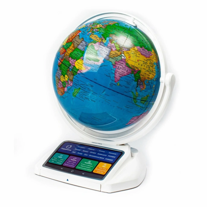 Интерактивный глобус Praktica Stellaris с выдвижной интерактивной панелью регионов России STG3689R STG3689R_