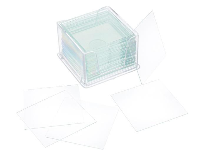Стекла покровные Levenhuk G100, 100 шт. прозрачный/белый 16282