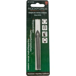 Сверло по стеклу и плитке 10 мм, в блистере Rockforce RF-3728(49314)