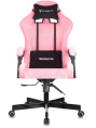 Кресло игровое Knight Terminator розовый Velvet 36 крестов. металл