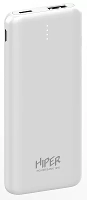 Внешний аккумулятор HIPER Power Bank PSL5000 White (USB 2.4A 5000mAh Li-Pol)