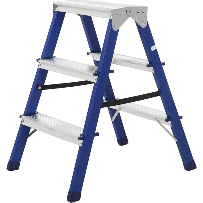 Стремянка ТУНДРА комбинированная, двухсторонняя, 3 ступени, 650 мм 4590977