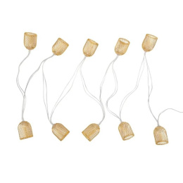 Rexant 602-240 Каскад Lamper Ночная Лампада LED 6 м с выносной солнечной панелью 1 м, и аккумулятором, IP65, 2 режима работы мигание и постоянное