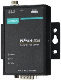 Преобразователь MOXA NPort 5150, 1 порт RS-232/422/485 DB9M , 1 порт 10/100BaseTX