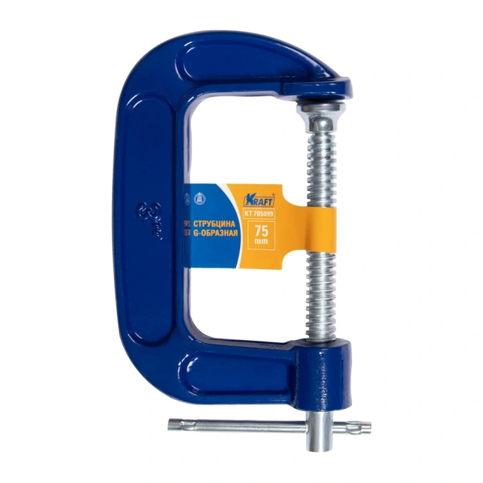 Струбцина KRAFT G-образная, 75 мм KT 705099