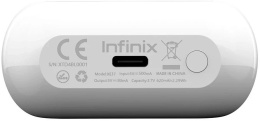 Наушники INFINIX XE37, Bluetooth, внутриканальные, белый [10317668]