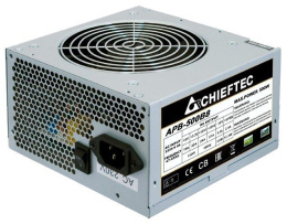 БП Chieftec Value 500W APB-500B8 ATX 2.3, 24+4-pin, 1х6/8-pin, 2xHDD, 1xFDD, 3xSATA, 120mm