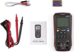 Мультиметр RGK DM-25 цифровой красный/черный 755160