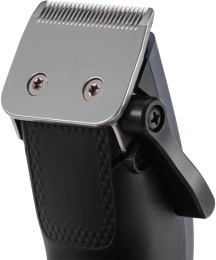 Машинка для стрижки Polaris PHC 0954 синий/черный 9Вт насадок в компл:4шт