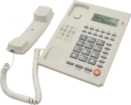 Проводной телефон Ritmix RT-420, белый и  серый