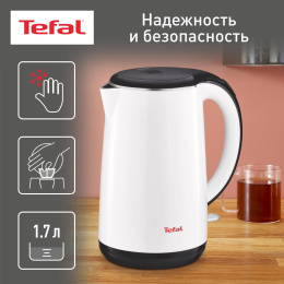 Чайник электрический Tefal KO260130 1.7л. 2150Вт белый/черный корпус: пластик 7211002463