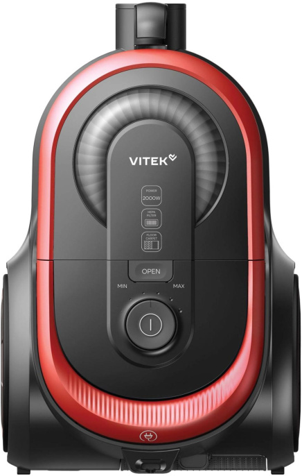 Пылесос Vitek VT-CV1880 2000Вт черный/красный