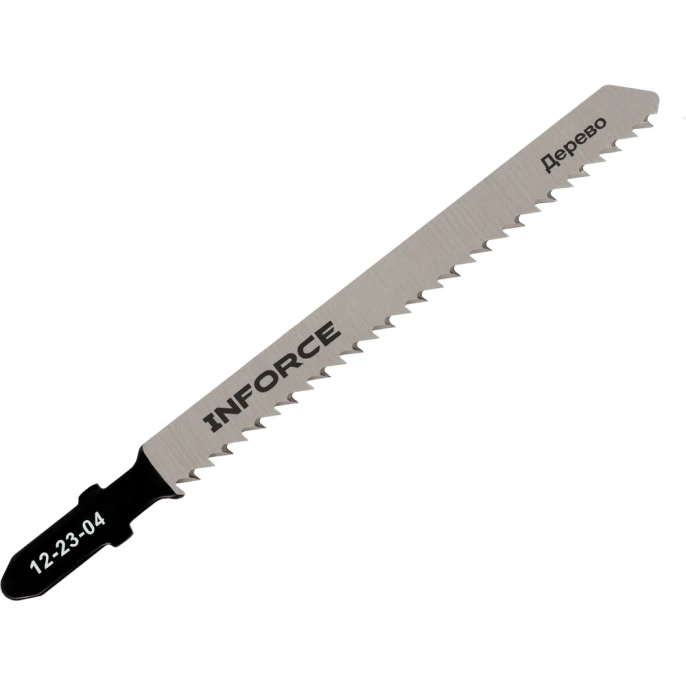 Пилки по дереву для лобзика 5 шт Inforce 12-23-04