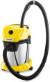 Строительный пылесос Karcher WD 3 S V-17/4/20 1000Вт (уборка: сухая/влажная/выдув/сбор воды) желтый